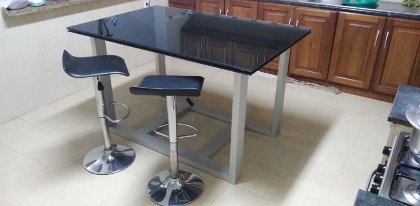 Venda Mesa de cozinha tipo ilha c/Bancos reguláveis
