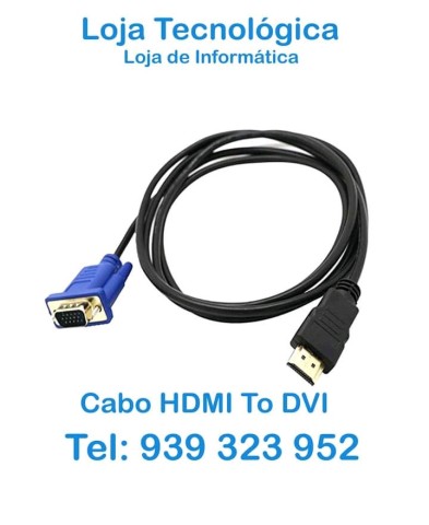 Venda CABO HDMI TO DVI