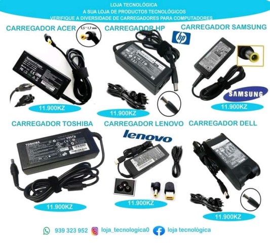 Venda CARREGADOR DE PC PORTÁTIL