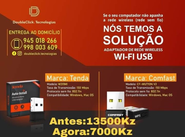 Venda Adaptador de rede wireless USB