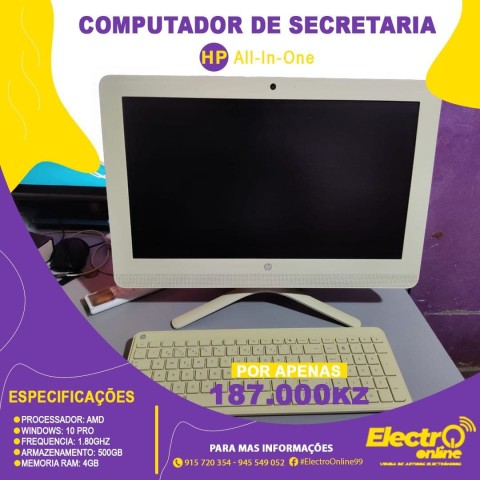 Venda Computador de Secretaria (Hp All-In-One)