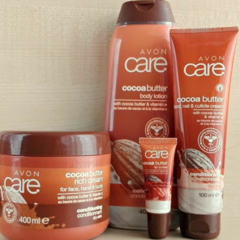 Venda Conjunto creme corporal Avon Care manteiga de cacau