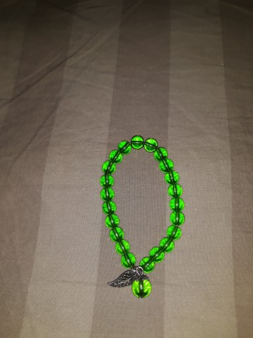Venda Pulseira verde elegante