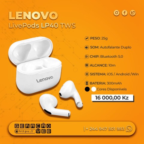 Venda Lenovo LivePods LP40