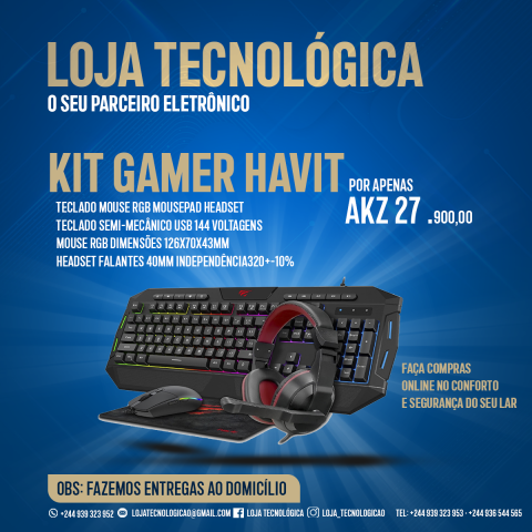 Venda Kit Gamer Havit