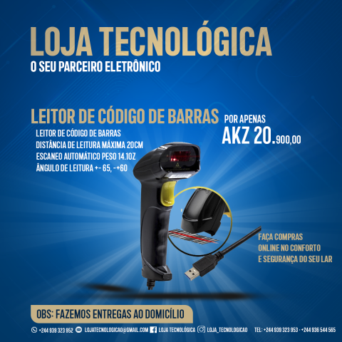 Venda Leitor de Código de Barras