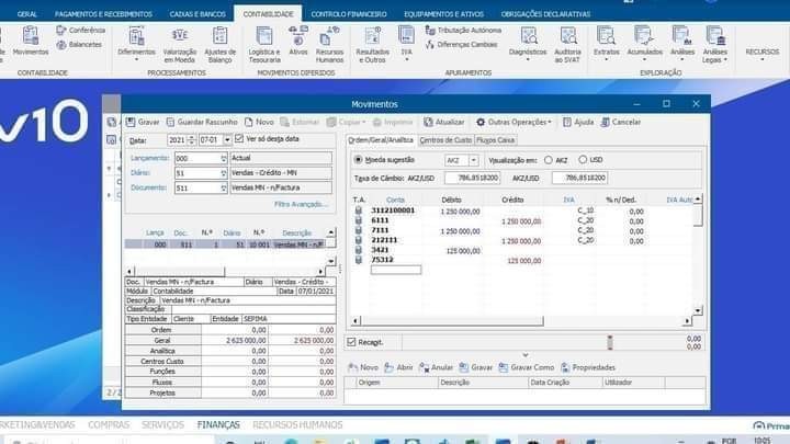 Venda PRIMAVERA Professional v10_Certificação AGT_Instalação + Formação