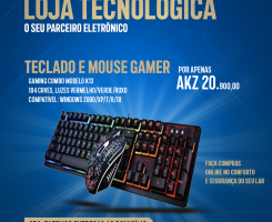 A venda Teclado e Mouse Gamer K13