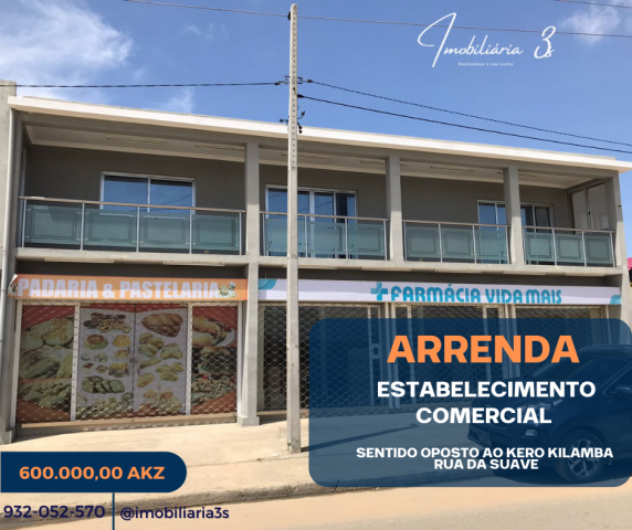 Venda ARRENDA ESTABELECIMENTO COMERCIAL ENTRADA DO KERO KILAMBA