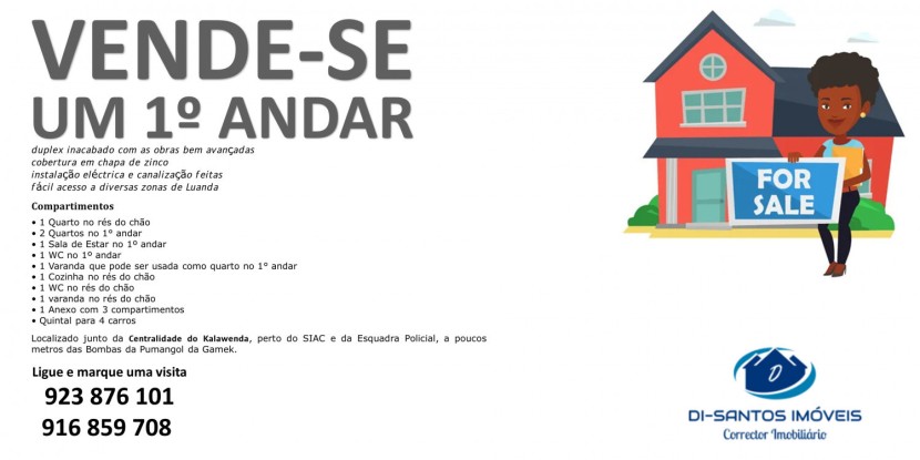 Venda VENDE-SE UM 1º ANDAR