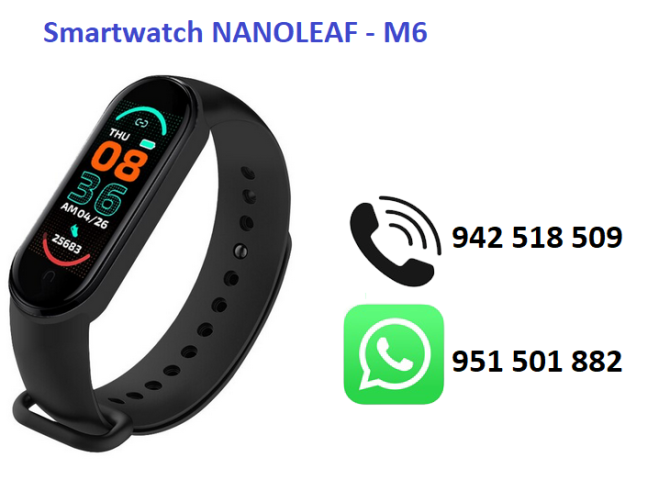 Venda Smartwatch NANOLEAF - M6