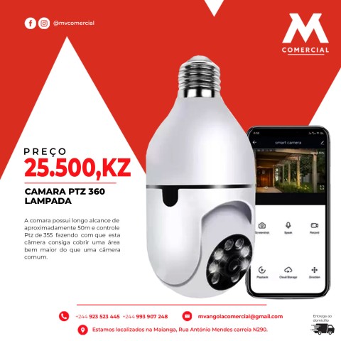 Venda CAMARA LAMPADA GIRATÓRIA E PANORÂMICAS