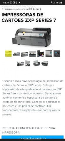 Venda Impressoras PVC