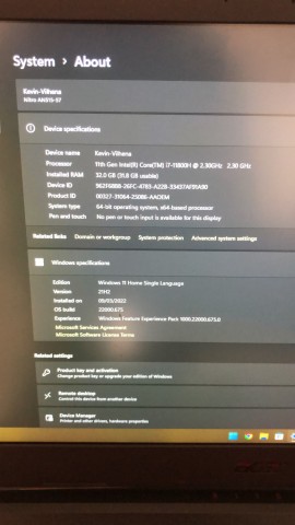 Venda Acer Nitro 5