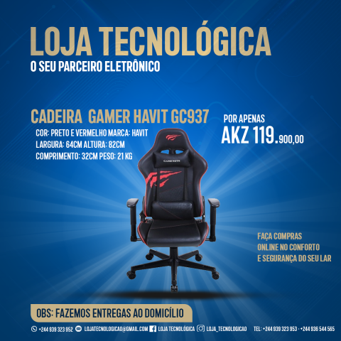 Venda CADEIRA GAMER HGc937