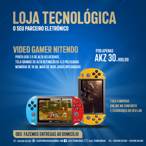 Venda VIDEO GAMER PORTÁTIL NITENDO