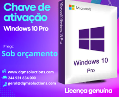 A venda Microsoft Windows 10 Professional (chave de ativação)