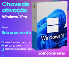 A venda Windows 11 Professional (Chave de ativação)