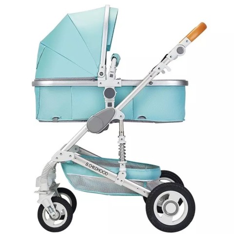 Venda Babyfond-3-in-1 carrinho de bebê com assento de carro, carrinho de criança dobrável para bebê 0-3 anos, em dois sentidos
