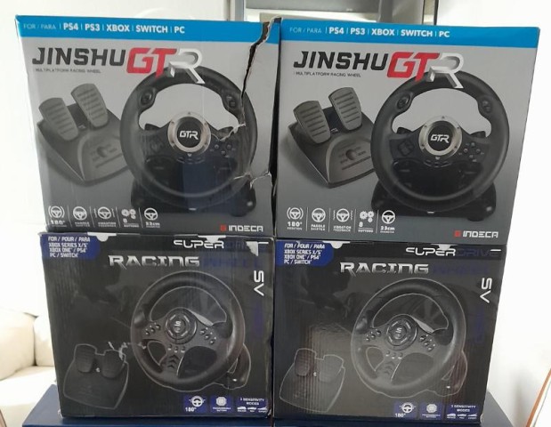 Venda Volante e pedais para Ps4 (playstation 4) xbox, pc e Nintendo