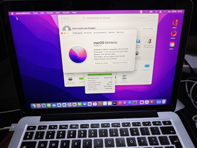 Venda Macbook Pro 2015 | 250 GB SSD | Core I5