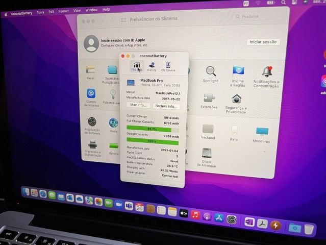 Venda Macbook Pro 2015 | 250 GB SSD | Core I5