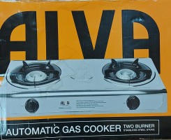 A venda Fogão a gás automático de aço inoxidável de duas bocas