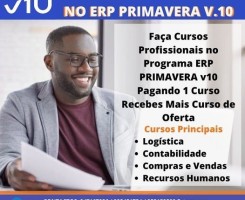 Comprar CURSOS PROFISSIONAIS NO PROGRAMA ERP PRIMAVERA V10