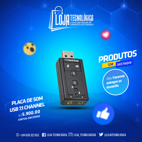 Venda PLACA DE SOM USB DUPLA