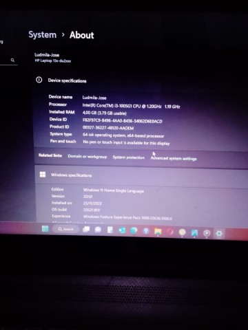 Venda Computador Portátil HP