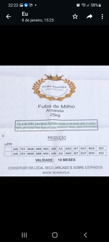 Venda FUBA DE MILHO AMARELA