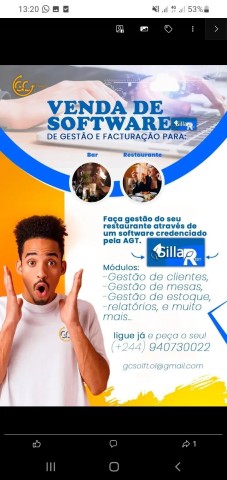 Venda Software de gestão Restaurantes