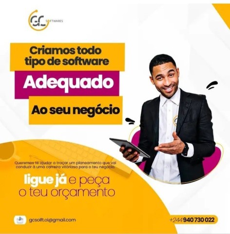 Venda Criamos para si qualquer software para teu negócio