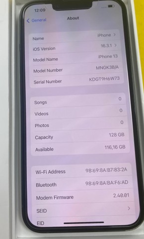 Venda IPhone 13 de 128 GB