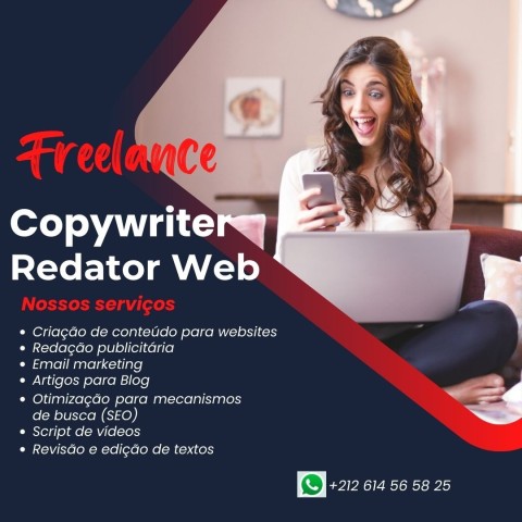 Venda Copywriting e Redação Web!