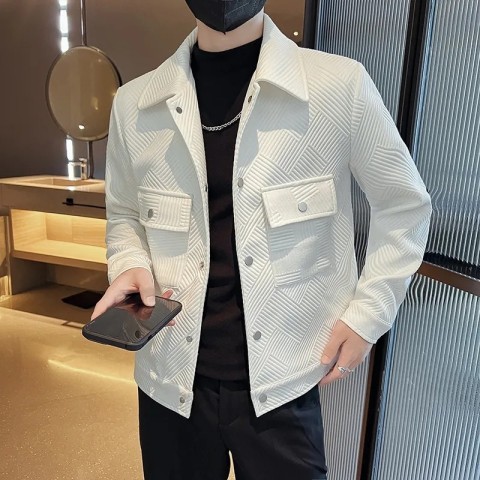 Venda Casaco Estilo Empresarial Slim fit ( 2XL)