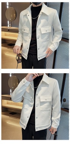 Venda Casaco Estilo Empresarial Slim fit ( 2XL)