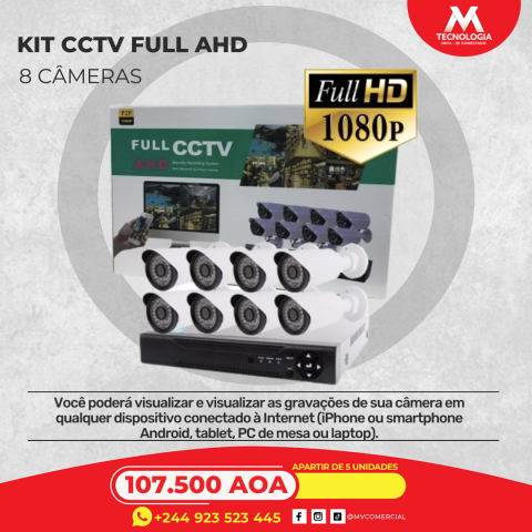Venda KIT DE CÂMERA CCTV FULL AHD