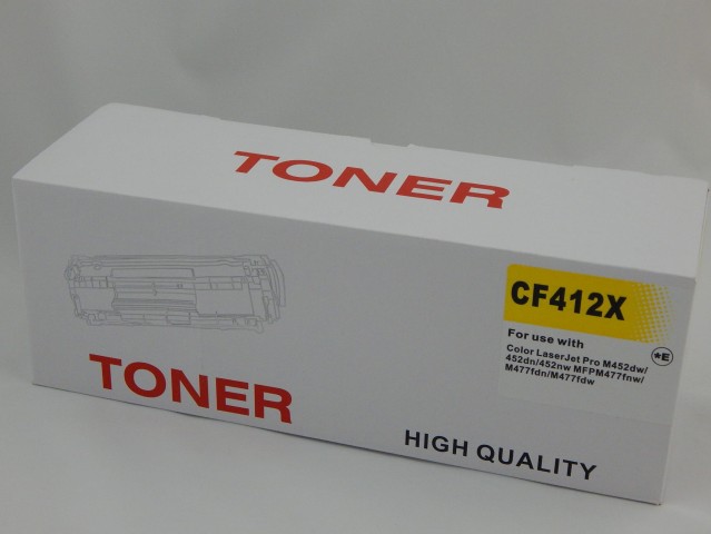 Venda Toner HP 410X / 410A Compatível CF412X / CF412A Amarelo