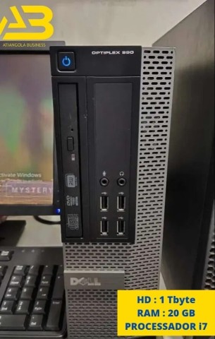 Venda Computador de Mesa Dell Optiplex 9020 core i7 RAM 20GB HD 1 Terá byte disponível