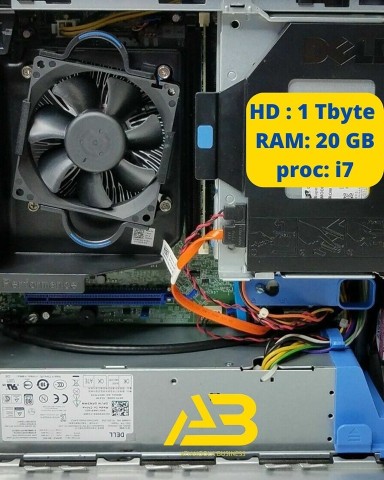Venda Computador de Mesa Dell Optiplex 9020 core i7 RAM 20GB HD 1 Terá byte disponível