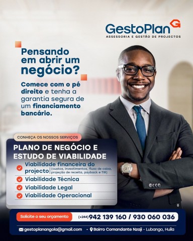 Venda Plano de negócio e estudo de viabilidade