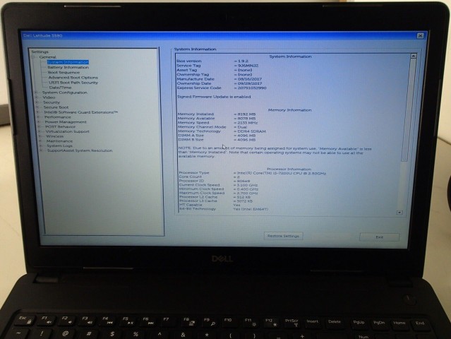 Venda Dell Latitude 3580 Intel Core i5 ,2,30 GHz 8 GB de RAM 256 GB SSD Windows 11 Pro