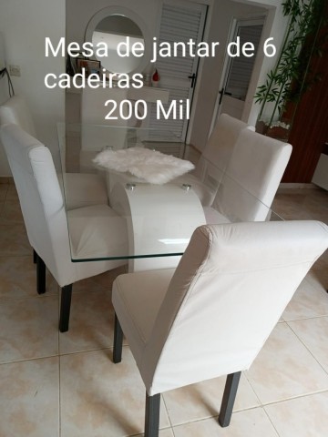 Venda Mesa de jantar 6 cadeiras