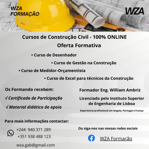Venda Cursos de Construção Civil