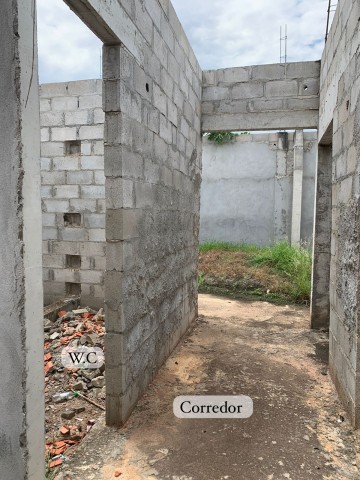 Venda Terreno a venda com casa inacabada