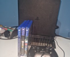 A venda Ps4 slim 500 gb com acessórios.