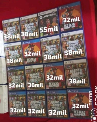Venda Jogos de Ps4 e Ps5