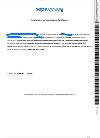 Venda FAZEMOS A SUA CANDIDATURA AO CONCURSO PÚBLICO