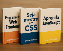 A venda 3 Livros de Programação Web